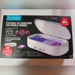 NuvoMed Portable UV Sterilizer for Mobile Phones. NIB